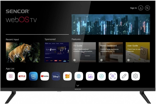 Smart TV Sencor webOS 32 tommer