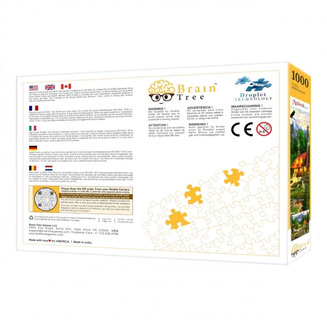 Puzzle Brain Tree - Bjergskov 1000 brikker