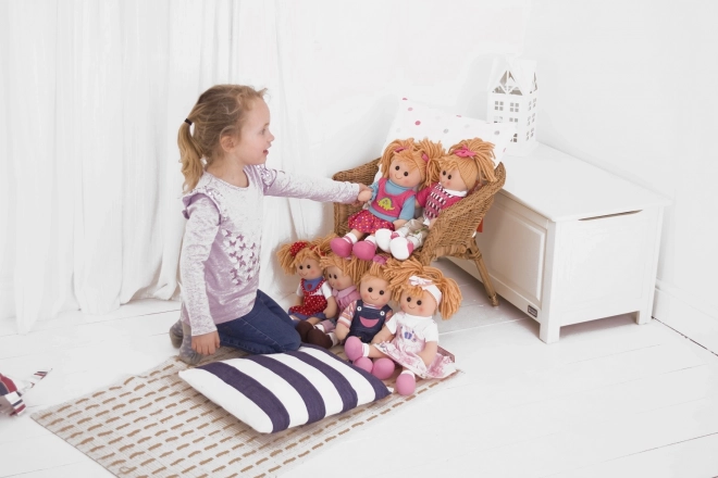 Bigjigs Toys Turkise kjoler med sweater til dukke 38 cm