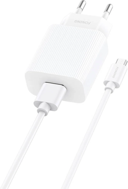 Hurtigoplader FONENG 12 W med USB og Micro USB-kabel