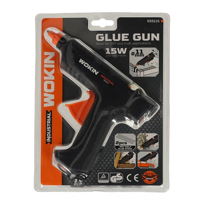 Limpistol til smeltelim 15W + 11,2mm patroner