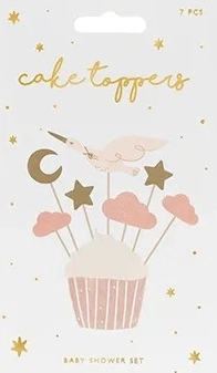 Dekorationer til muffins – stork