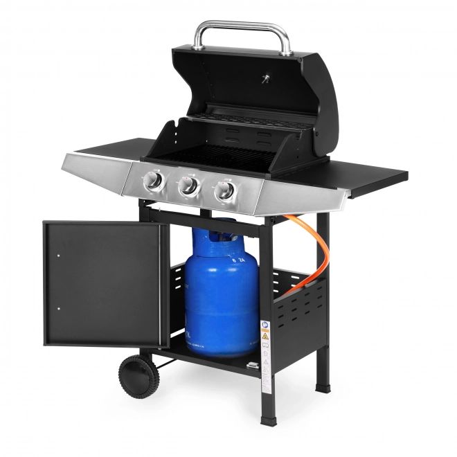 Gasgrill til haven med 3 brændere