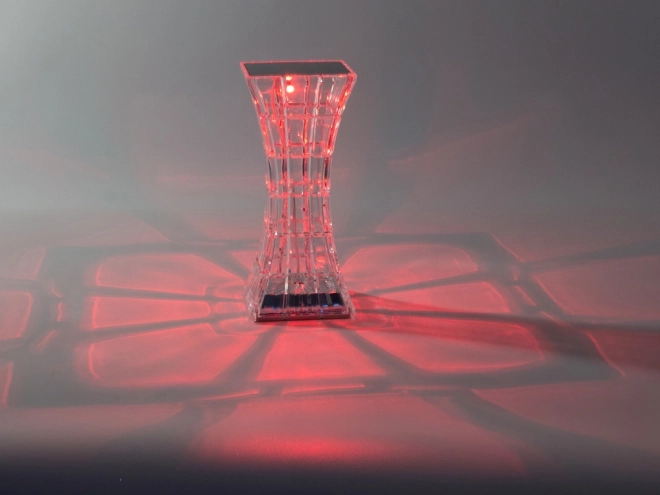 Krystal natlampe med RGB LED og fjernbetjening