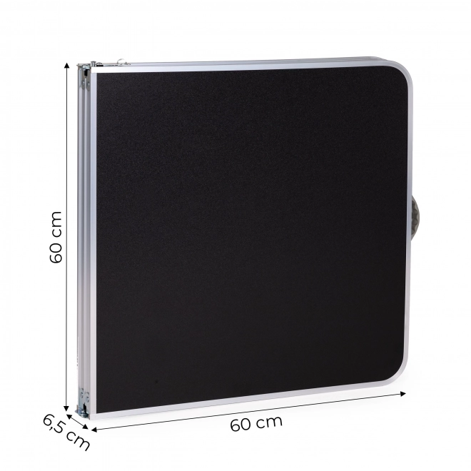 Campingbord foldbart campingbord sort bordplade 120 x 60 cm