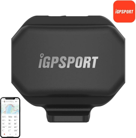 hastighedssensor til cykel iGPSPORT SPD70 med BLE 5.0 og ANT+