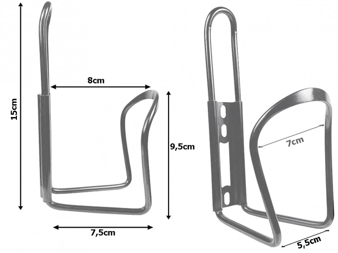 Aluminium flaskeholder til cykel