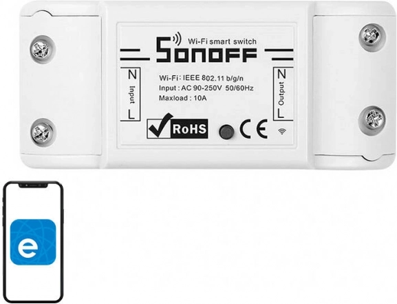 Smart Wi-Fi-afbryder Sonoff Basic
