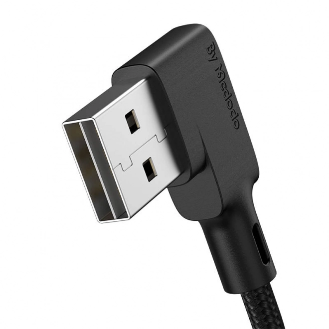 USB til USB-C Kabel, Mcdodo CA-7310, Vinklet, 1,8 m (Sort)