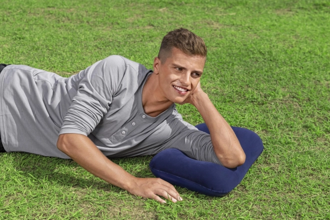 Bestway oppustelig rejsenakkepude af velour