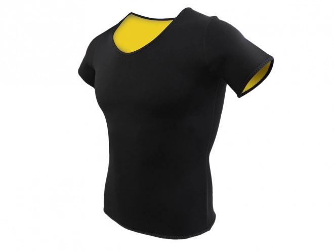 Fitness-t-shirt i neopren til kvinder med korte ærmer