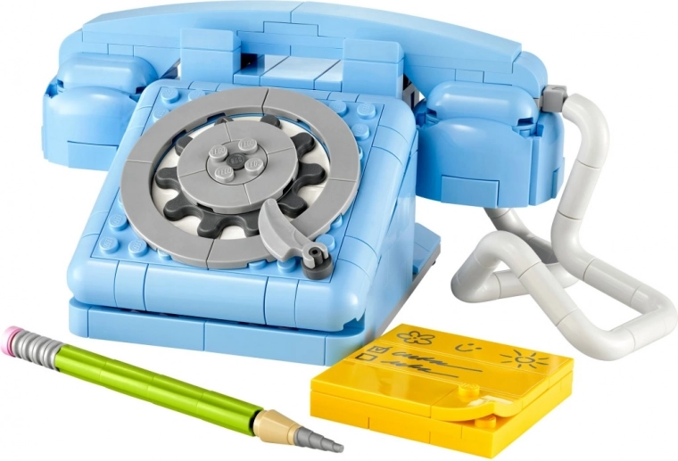 Autentisk telefon fra 60’erne med drejeskive