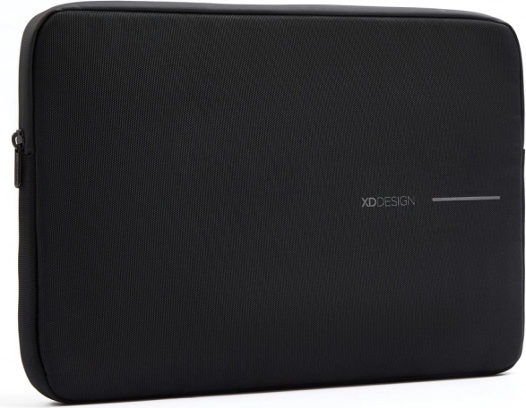 Sort sleeve til 16-tommers laptop