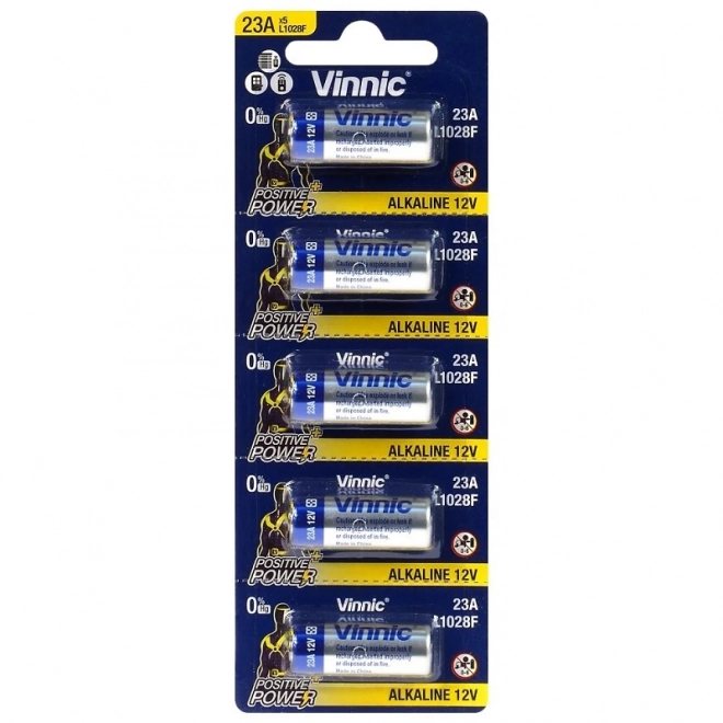 Batteri Vinnic 23A L1028 - 5 stk
