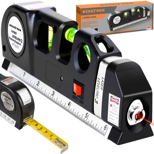 Laser vaterpas med måling 250 cm Bigstren 21747