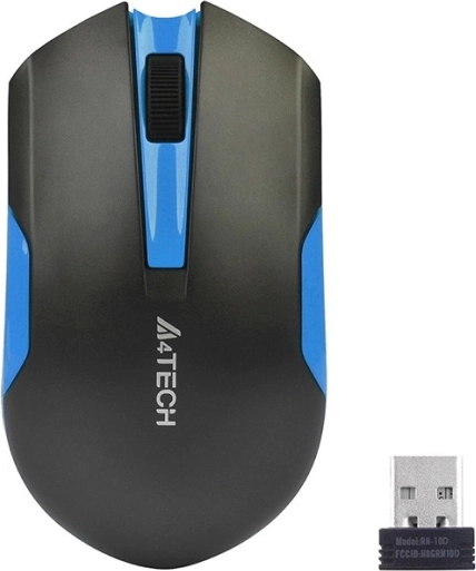 Trådløs mus A4TECH V-Track G3-200N sort/blå