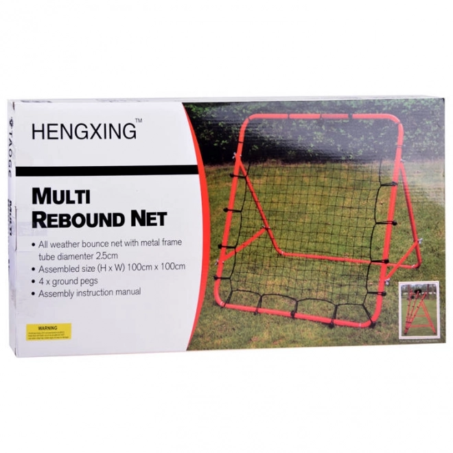 Træningsramme Rebounder til hoppefodbold 100x100cm