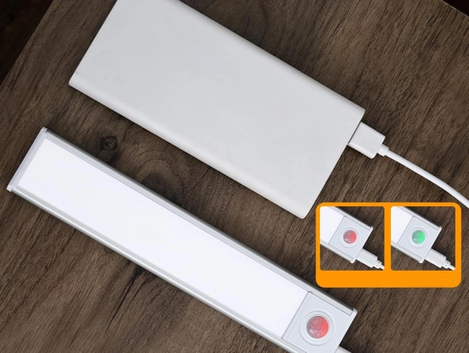 USB LED lampe med sensor 30cm