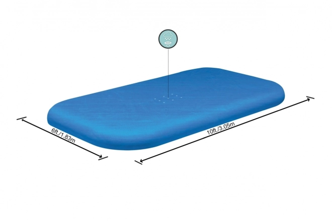 Beskyttelsesdæksel til pool Bestway 305 x 183 cm