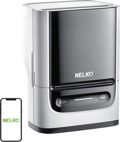 Nelko PM220 termisk etiketprinter hvid