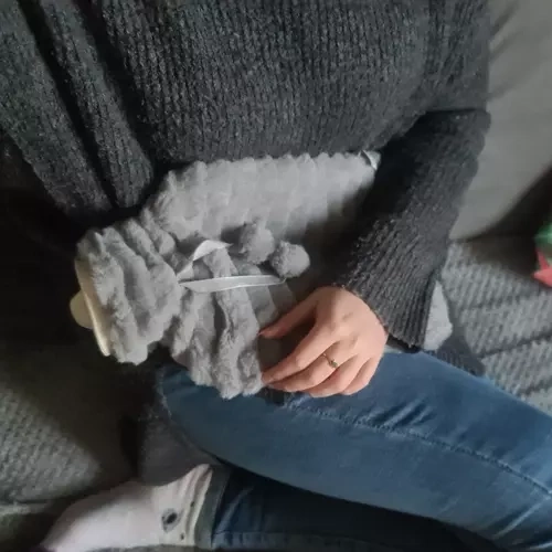 Gummivarmepude i etui 2000ml Ruhhy 19806