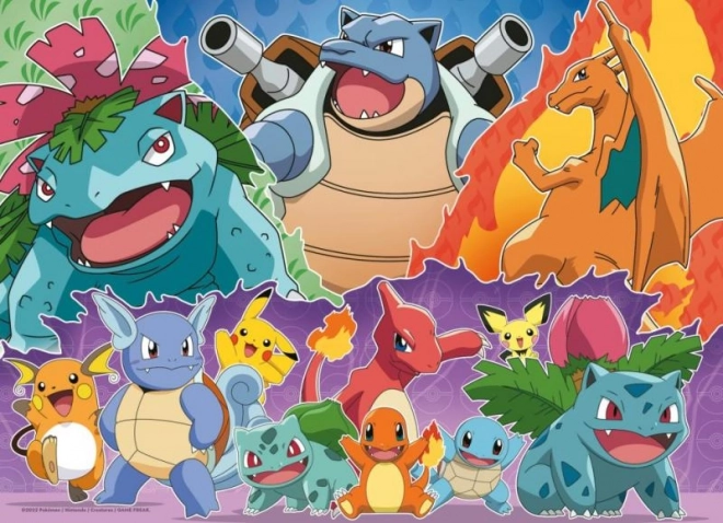 Pokémon puslespil 4x100 stykker