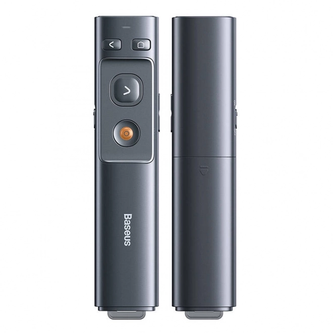 Baseus Orange Dot Multifunktionel fjernbetjening til præsentationer med laserpointer - grå