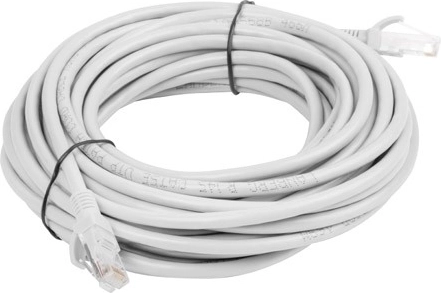 Patchkabel Cat.5e 20 m UTP grå – FLUKE-testet