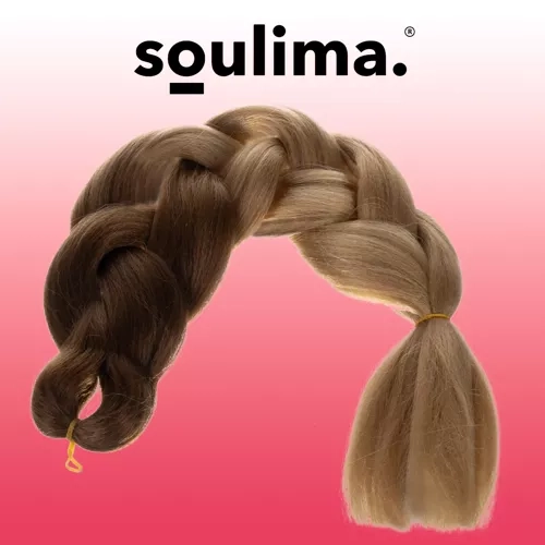 Syntetiske hår ombre fletninger Soulima 23579