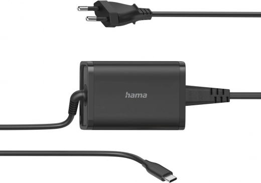 Hama universel USB‑C-strømforsyningsadapter 65 W til bærbare computere