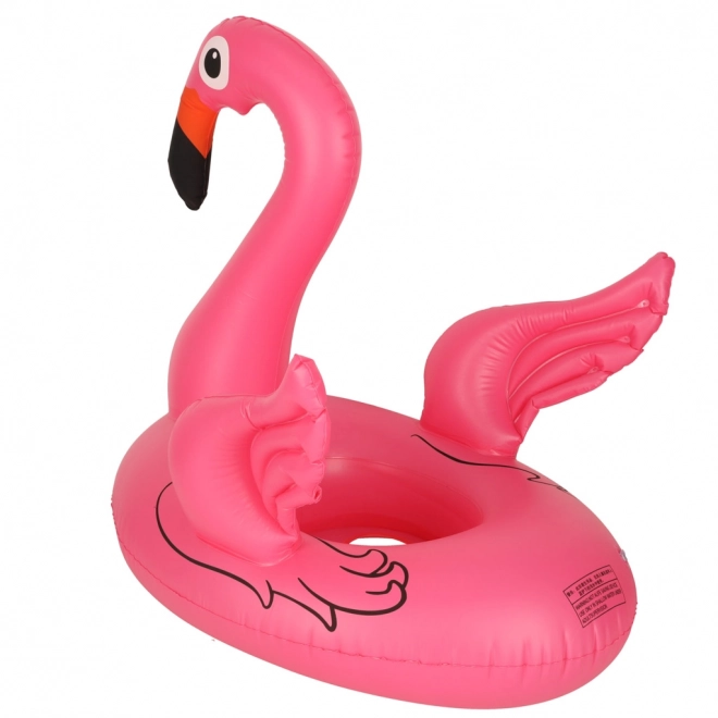 Oppustelig børne ponton ring flamingo