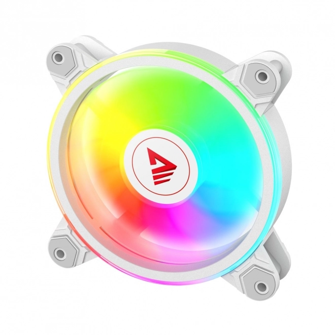 FAN-01 Hvid 4-pak 120mm ARGB ventilator, inklusiv controller og fjernbetjening