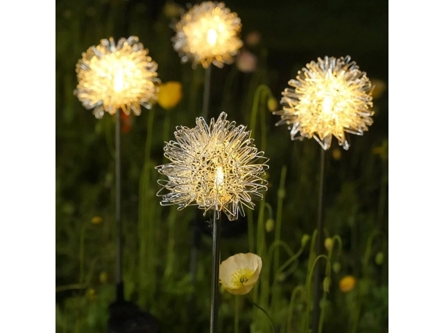 Solcelle have LED lampe i form af et træ - 2 stk