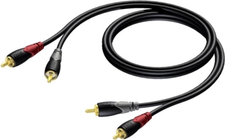 Audiokabel 2× RCA (cinch) han – 2× RCA (cinch) han 1 m