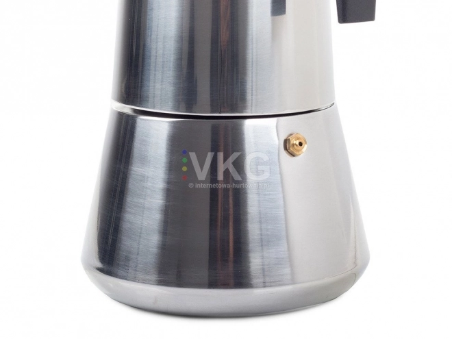 Italiensk moka kaffekande 12 kopper 600 ml rustfrit stål