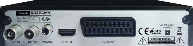 Dekoder MaxTVT2 til DVB-T2