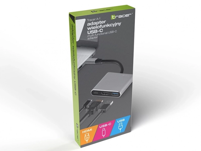 Multihavneadapter Tracer A-1 USB-C HDMI 4K