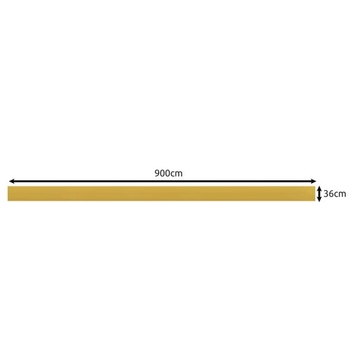 Guld satin løber til bord 900x36 cm