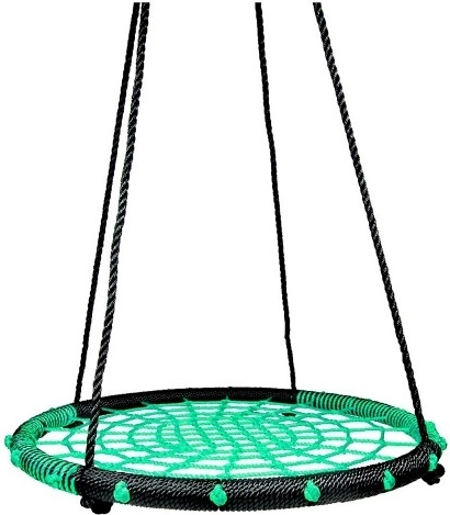 Rundslynge med rebnet 80 cm – Grøn