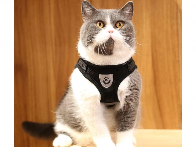 Trykfrit sele til hunde og katte med reflekterende elementer XS