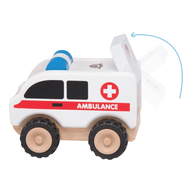 Wonderworld Træminiambulance