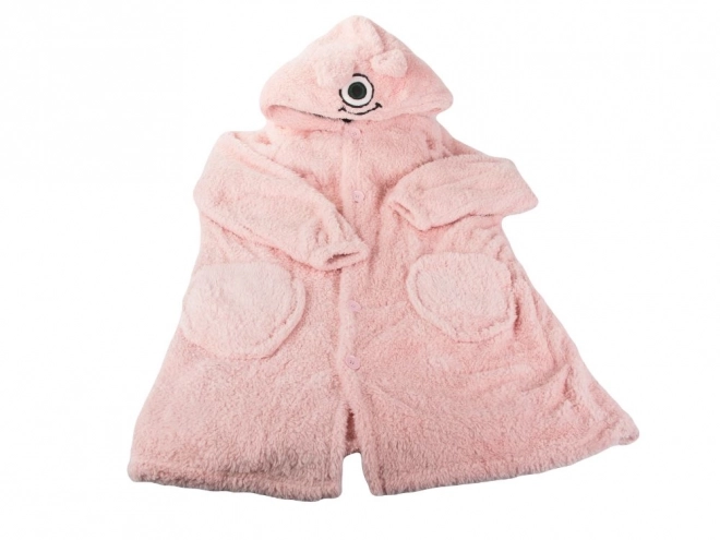 Varm oversized tæppe sweatshirt med hætte