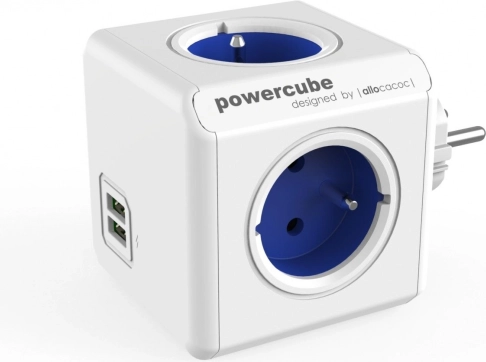 Strømfordeler PowerCube Original USB blå