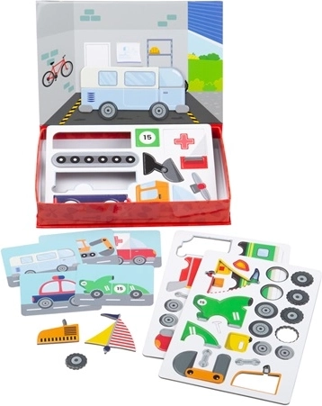 Bigjigs Toys magnetisk puslespil mekaniker