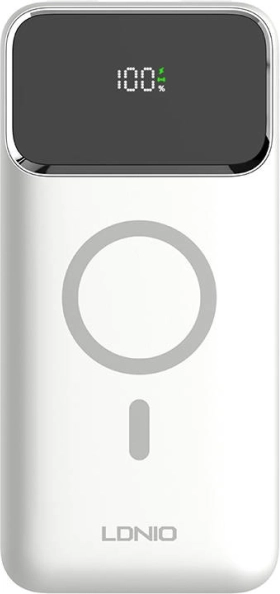 LDNIO powerbank 15 W 10000 mAh hvid