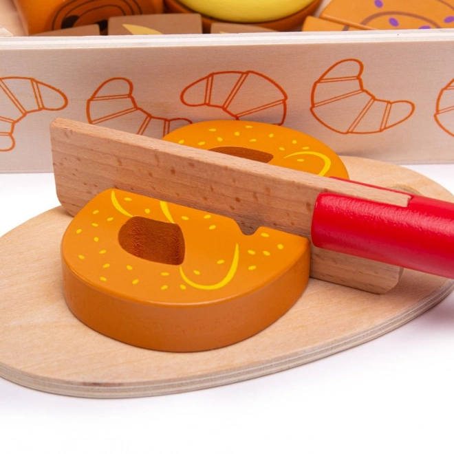 Bigjigs Toys Skærebrød i kassen