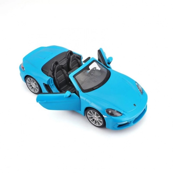 Bburago 1:24 Porsche 718 Boxster Blå