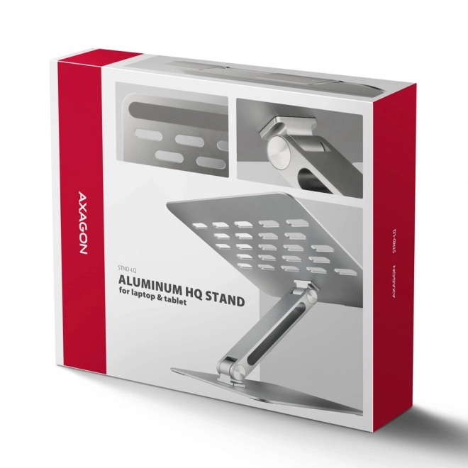 AXAGON STND-LQ bærbar stander i aluminium, 10-16", justerbar vinkel