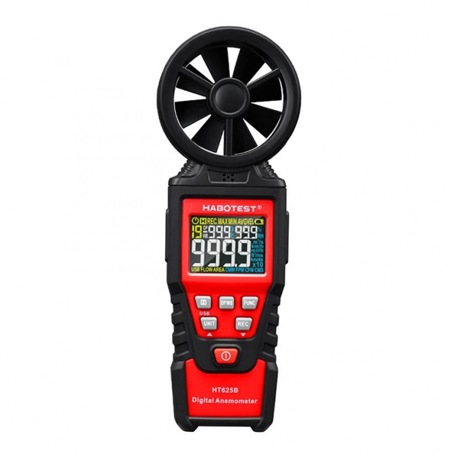 Digitalt anemometer Habotest HT625B, USB