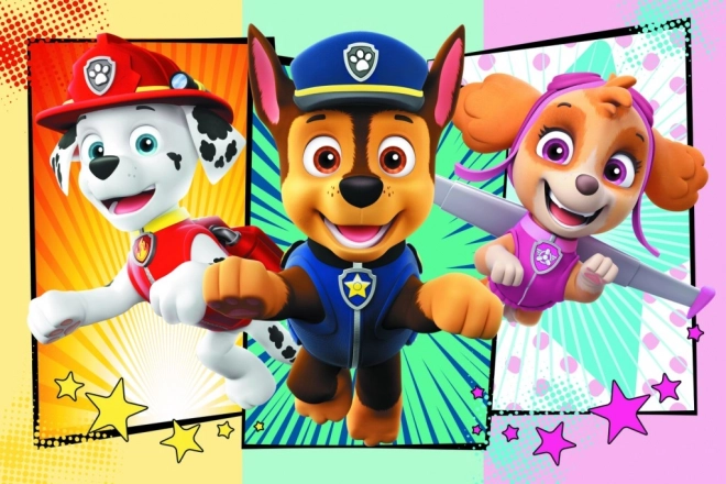 Minipuslespil Paw Patrol 54 brikker